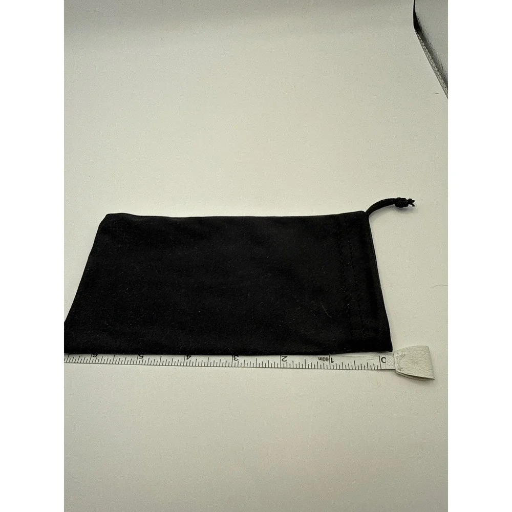 Pit Viper Sunglasses Soft Microfiber Drawstring Pouch Case Black Grey Logo